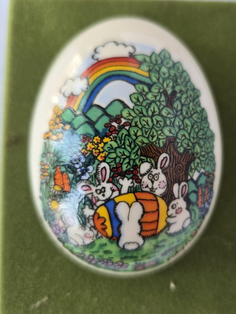 Vintage 1980 Robyn’s Egg Porcelain Easter Egg 1st Edition #1511/5000 w/ Box Bott